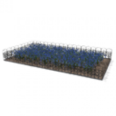 Lobelia Flower Bed, Steel